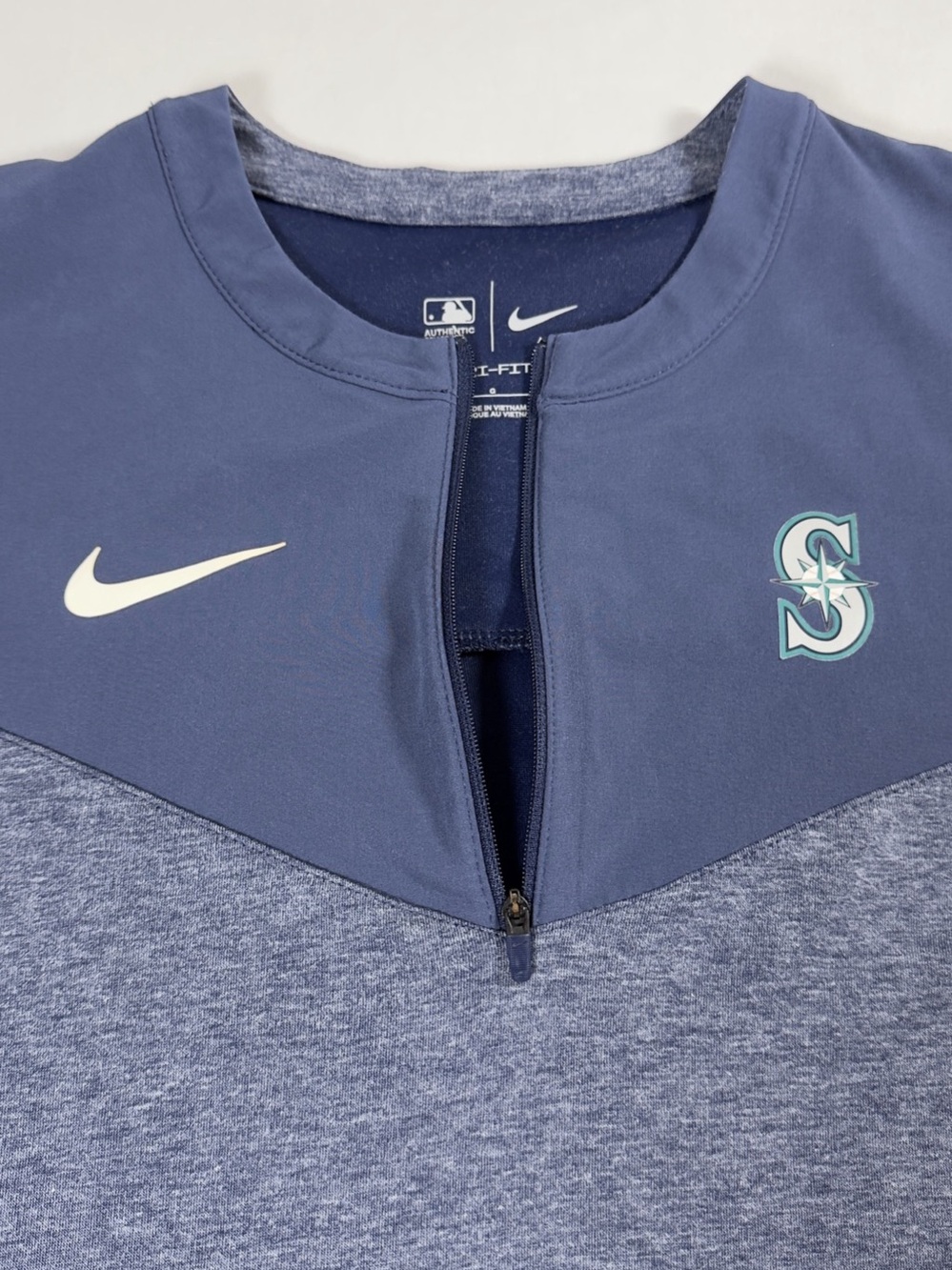 Nike Seattle Mariners MLB Dri-FIT Quarter Zip Pullover Size L